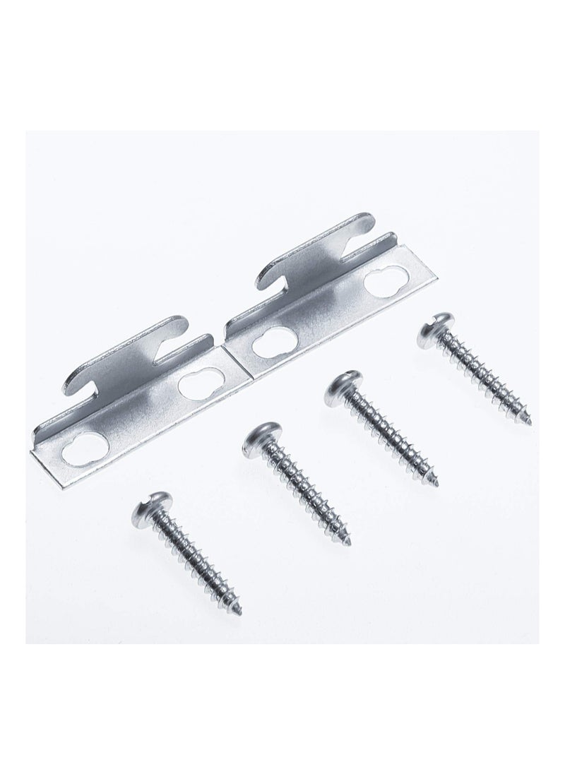 SYOSI - Curtain Rod Bracket Curtain Hooks, Accessories Spreader Wall Bracket Hooks Adjustable Curtain Rod Sets with Screws Support Hanger for Home Kitchen Supplies (10 Sets), Convenient to Use - Image 1