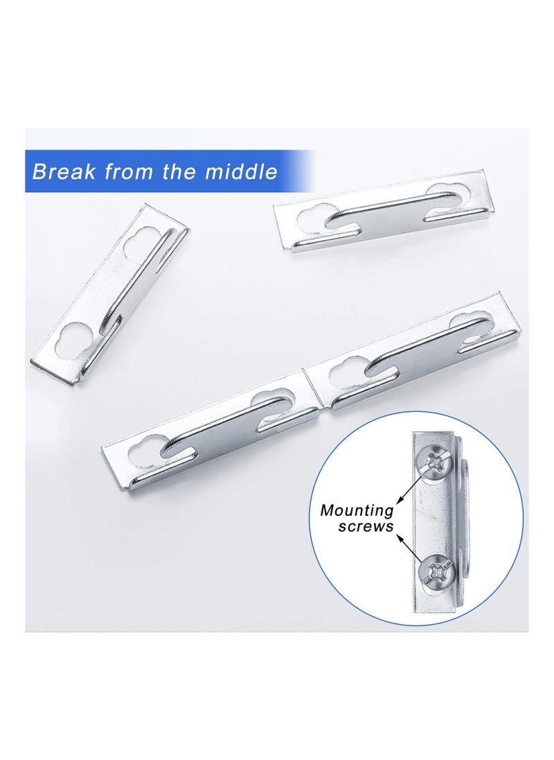 SYOSI - Curtain Rod Bracket Curtain Hooks, Accessories Spreader Wall Bracket Hooks Adjustable Curtain Rod Sets with Screws Support Hanger for Home Kitchen Supplies (10 Sets), Convenient to Use - Image 1