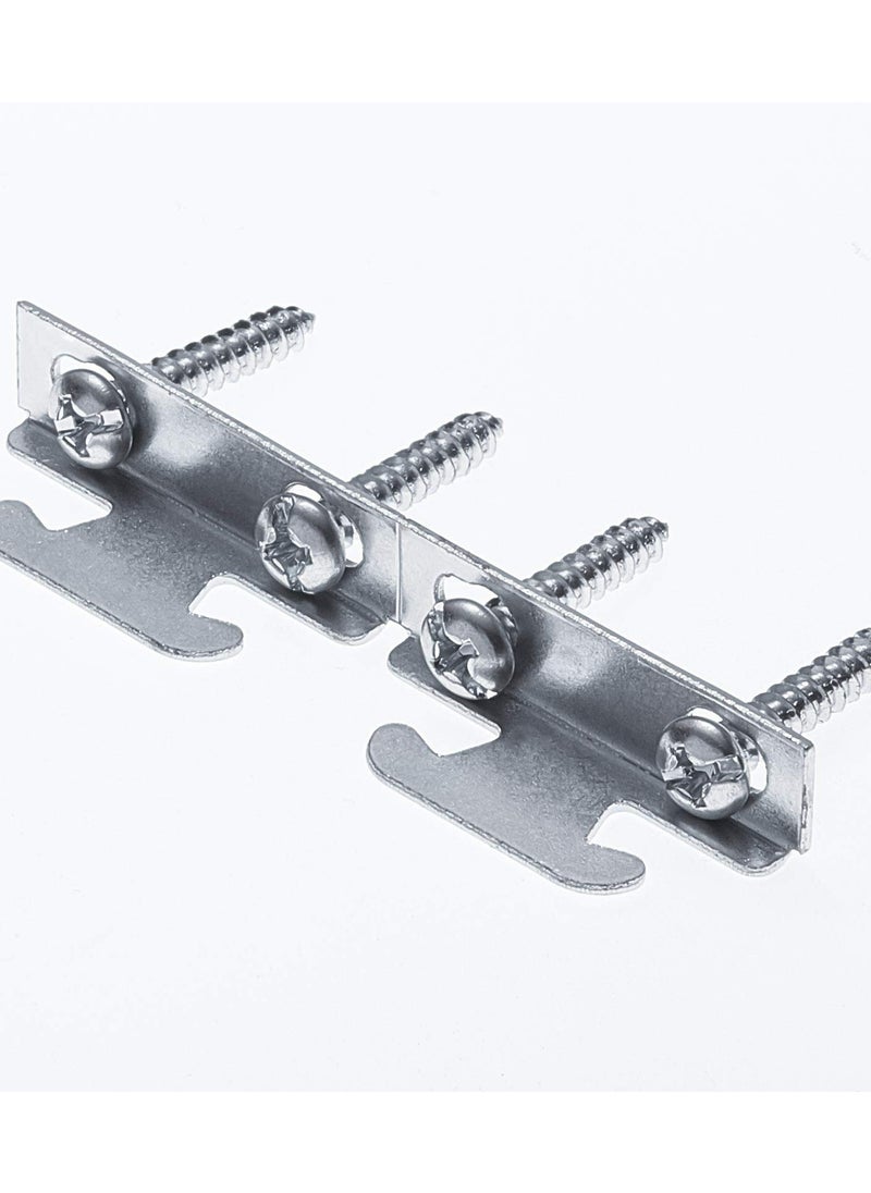 SYOSI - Curtain Rod Bracket Curtain Hooks, Accessories Spreader Wall Bracket Hooks Adjustable Curtain Rod Sets with Screws Support Hanger for Home Kitchen Supplies (10 Sets), Convenient to Use - Image 1