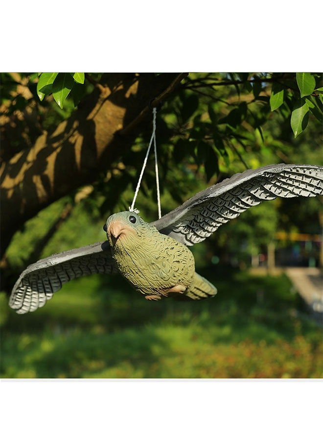 Realfrog Bird Control Panic Device, Premium Bird Repellent Fake Flying Eagle Decoy, Hanging Realistic Predator Scarecrow Diverter, Bird Repeller For Birds, Mice, Squirrels, Rabbits And Other Birds Or Rodents - Image 2
