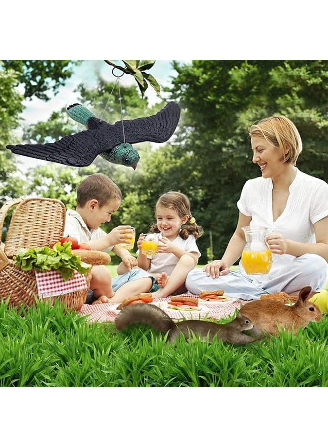 Realfrog Bird Control Panic Device, Premium Bird Repellent Fake Flying Eagle Decoy, Hanging Realistic Predator Scarecrow Diverter, Bird Repeller For Birds, Mice, Squirrels, Rabbits And Other Birds Or Rodents - Image 4