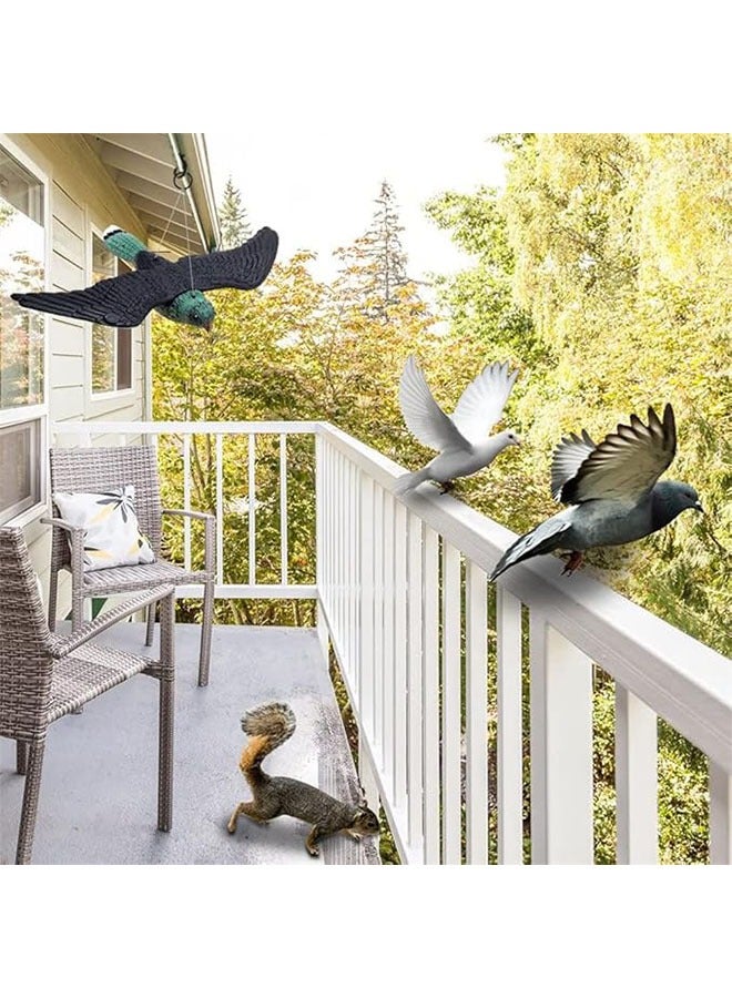 Realfrog Bird Control Panic Device, Premium Bird Repellent Fake Flying Eagle Decoy, Hanging Realistic Predator Scarecrow Diverter, Bird Repeller For Birds, Mice, Squirrels, Rabbits And Other Birds Or Rodents - Image 5