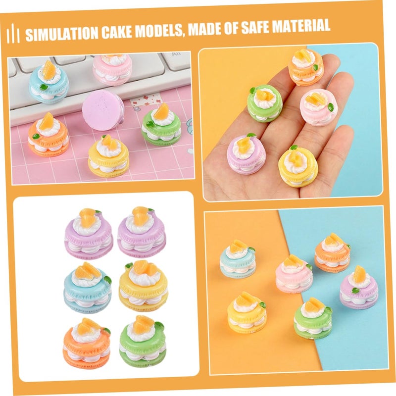 Realistic Faux Cake Simulation 18 Pcs Artificial Cake Models For Decor Photography Props - Image 4