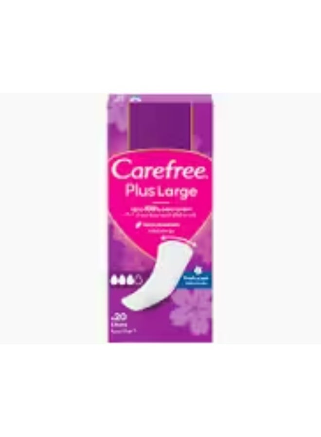 CAREFREE PLUS LARGE 20'S PACK