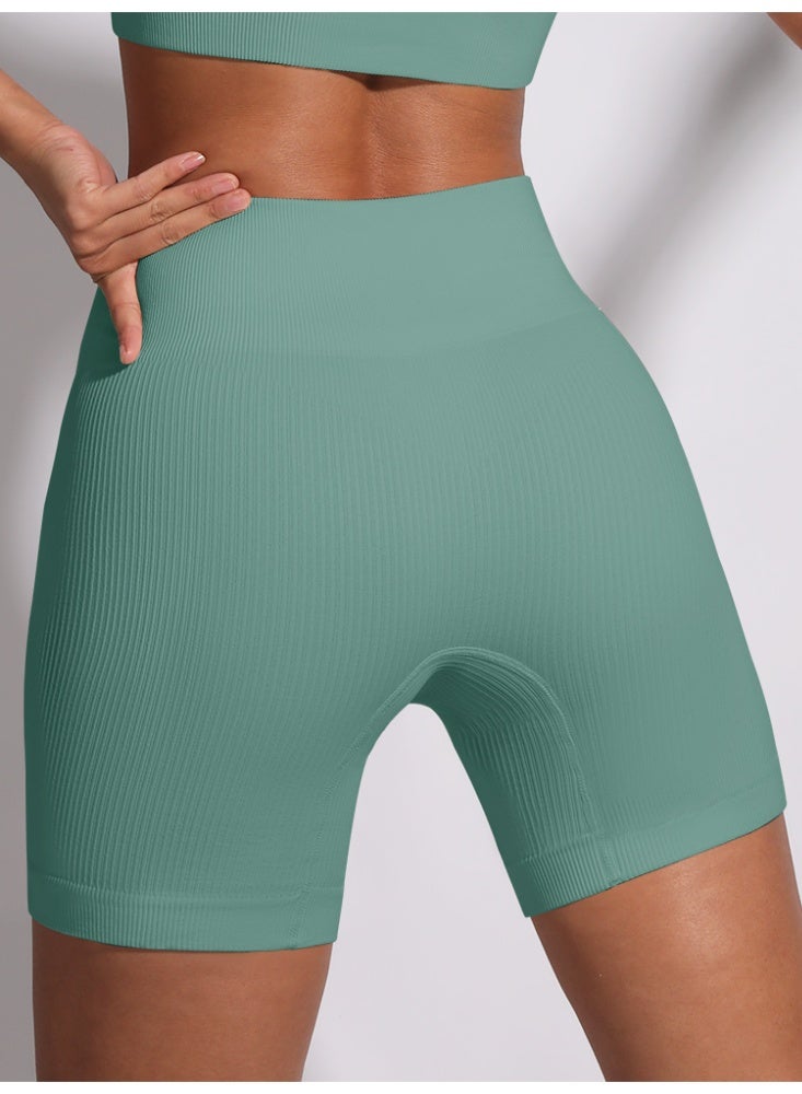 general Women Ribbed Seamless Leggings High Waisted Workout Gym Yoga Pants - Image 2