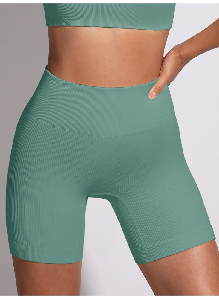 general Women Ribbed Seamless Leggings High Waisted Workout Gym Yoga Pants - Image 1