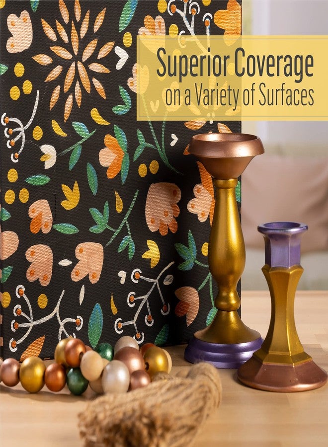 FolkArt Acrylic Paint in Assorted Colors (8 oz), , Pure Gold - Image 3