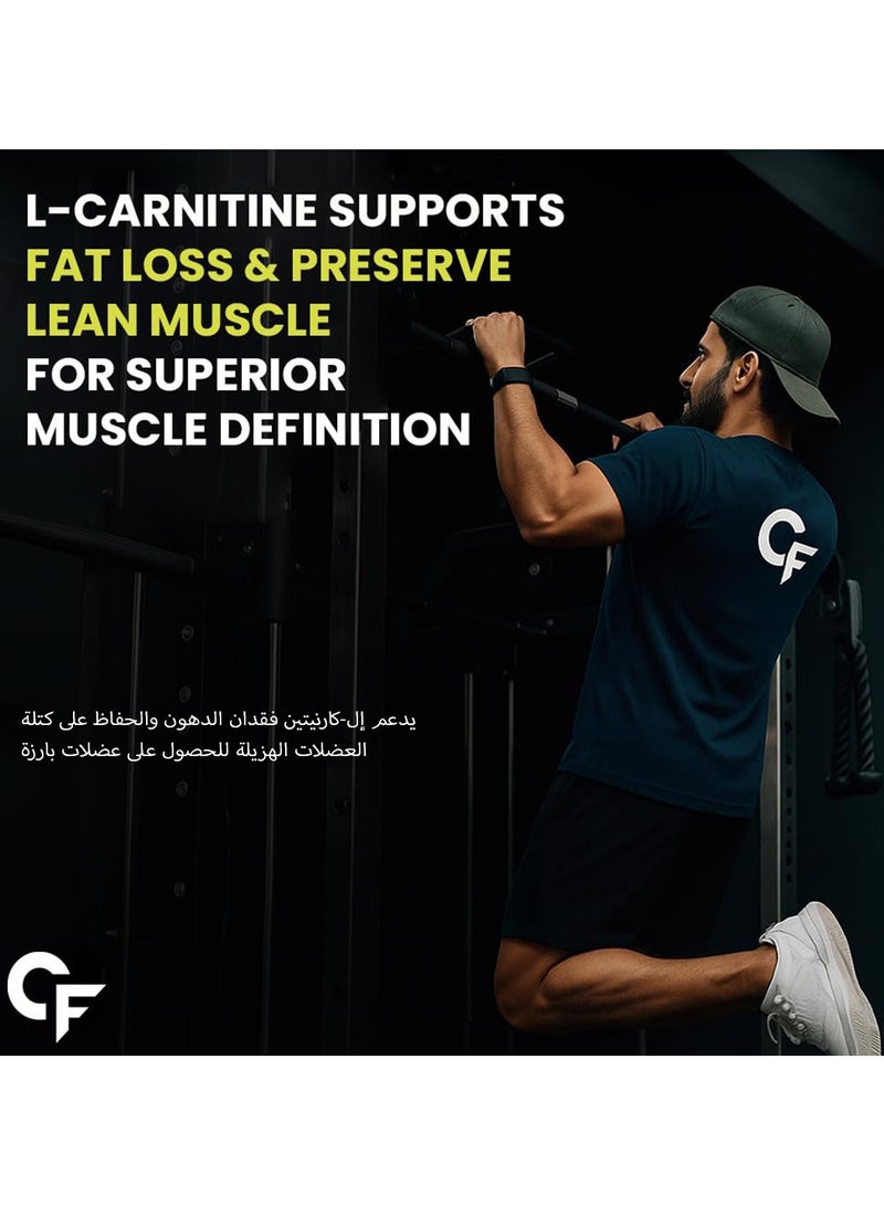 CARBAMIDE FORTE L Carnitine Supplement 1000Mg Capsules- 60 Veg Capsules - Image 3