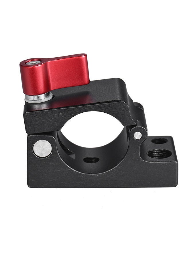 NIBEMINENT Rod Clamp Holder Light Mount Stand Bracket Black  - Image 2