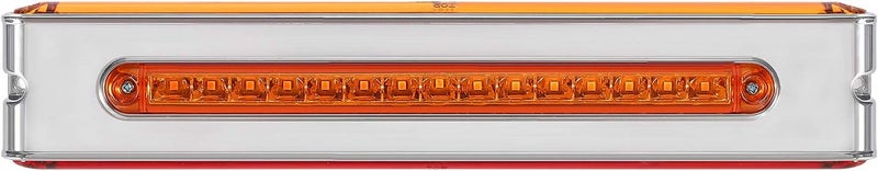 Partsam بارتسام 2 قطعة 12" شريط ضوء خلفي مزدوج الوجه مع أضواء مؤشر جانبية - Image 2