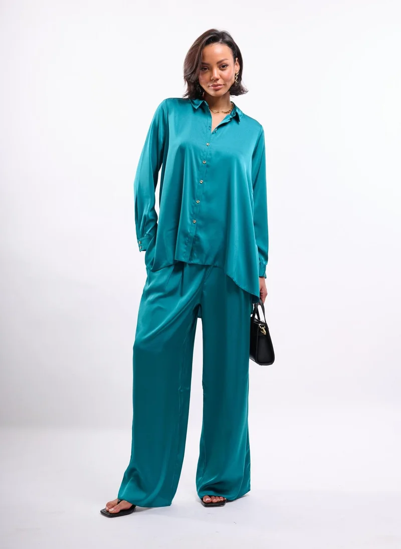 Faia SATIN HI LOW BLOUSE