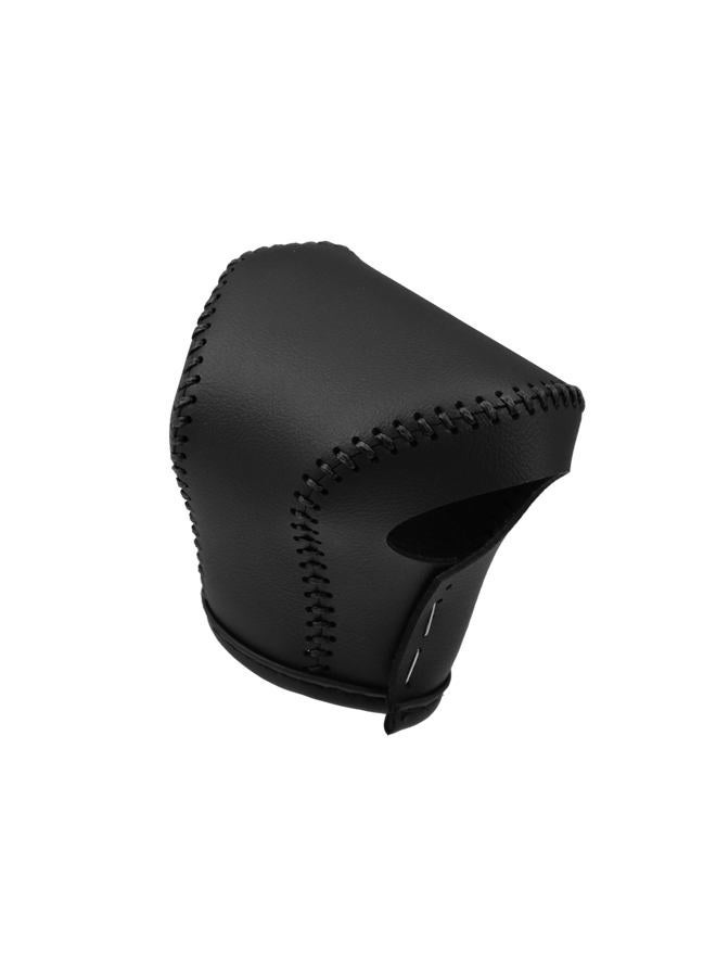 ACROPIX Car Gear Shift Knob Cover Protector Gear Shift Knob Trim for Lexus ES 2018-2020 Black W/Black Stitches Car Parts - Image 1
