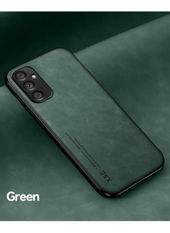 Color Fans Case for Samsung A34 5G Cover Bumper Built-in Metal Plate Green  - Image 2