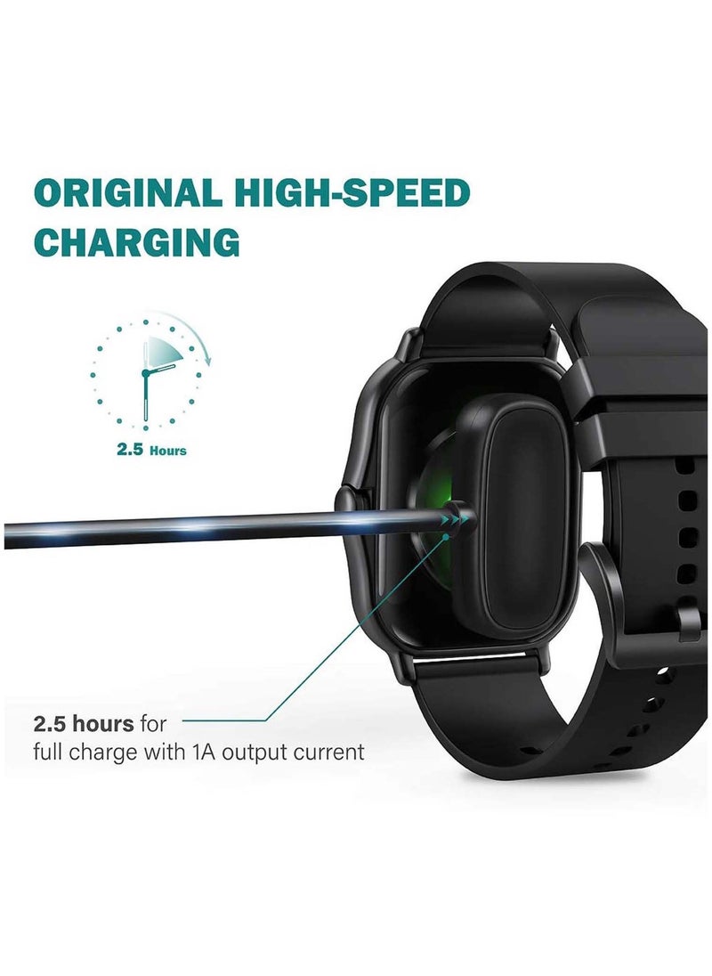 Watch Charger for Amazfit GTR 2, GTR 2e, GTR 2 eSIM, GTS 2 Mini, GTS 2e, BIP U, BIP U Pro, Pop Pro, Zepp E, Zepp Z,T-Rex Pro - USB Charging Cable 3.3ft /100cm - Smartwatch Accessories - Image 4