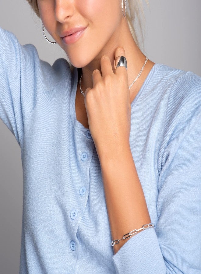 Silpada 'Cigar Cuff' Ring in Sterling Silver, Size 7, Size 7 - Image 5