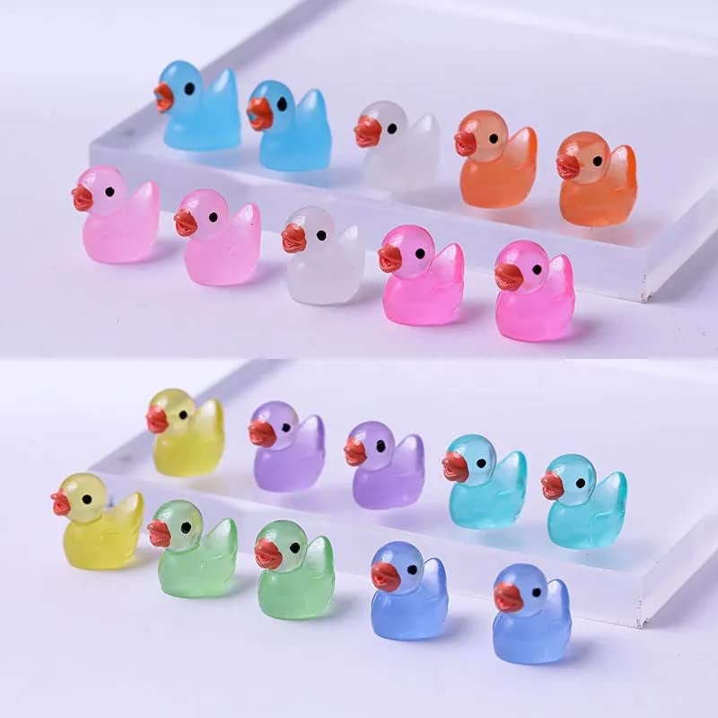 Chocozone Pack of 30 Cute Duck Miniatures Indoor Garden Decoration Fairy Garden Decor Landscape Decor - Image 1