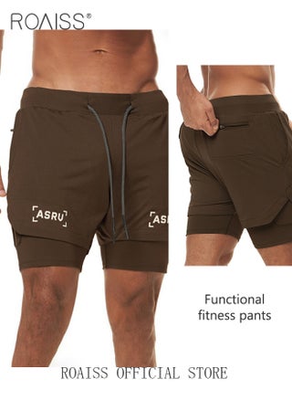 Men Functional Sports Fitness Pants Double Layer Skin Friendly Fabric Breathable Wear Resistant Quick Drying Material Training Pants Lined with Pockets - pzsku/Z4972CDBCAF728BB2512EZ/45/_/1724035344/8922c4b5-9943-4e5a-8b7a-ef63a561fd04