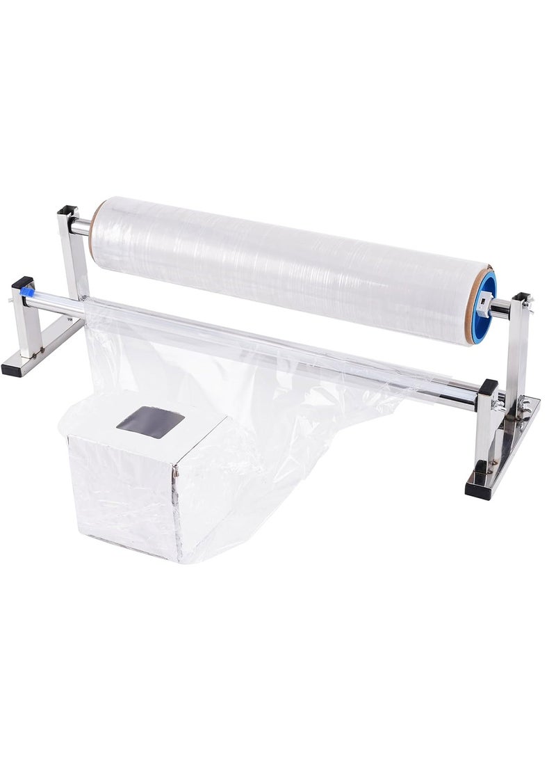 كيدل آلة تغليف يدوية بأغشية مطاطية من الفولاذ المقاوم للصدأ مع موزع وقاطع - معدات تغليف محمولة للاستخدام المنزلي والتجاري والمستودعات - موزع أغشية بلاستيكية، مكبس كرتون، أداة تغليف سطح الطاولة - Image 1