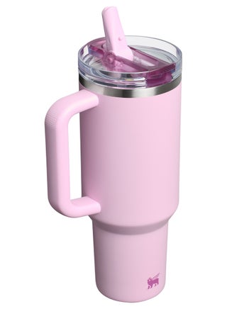 Quencher ProTour Flip Straw Tumbler with Leakproof Lid 40 oz | Built-In Straw & Handle | Cupholder Compatible for Travel | Insulated Stainless Steel Cup | BPA-Free - view 2