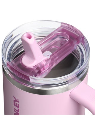 Quencher ProTour Flip Straw Tumbler with Leakproof Lid 40 oz | Built-In Straw & Handle | Cupholder Compatible for Travel | Insulated Stainless Steel Cup | BPA-Free - view 3