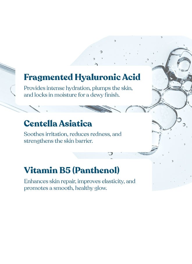 Potions - Glow Serum – Hyaluronic Acid, Centella Asiatica & Vitamin B5 – Soothing, Plumping – 30ml - Image 1