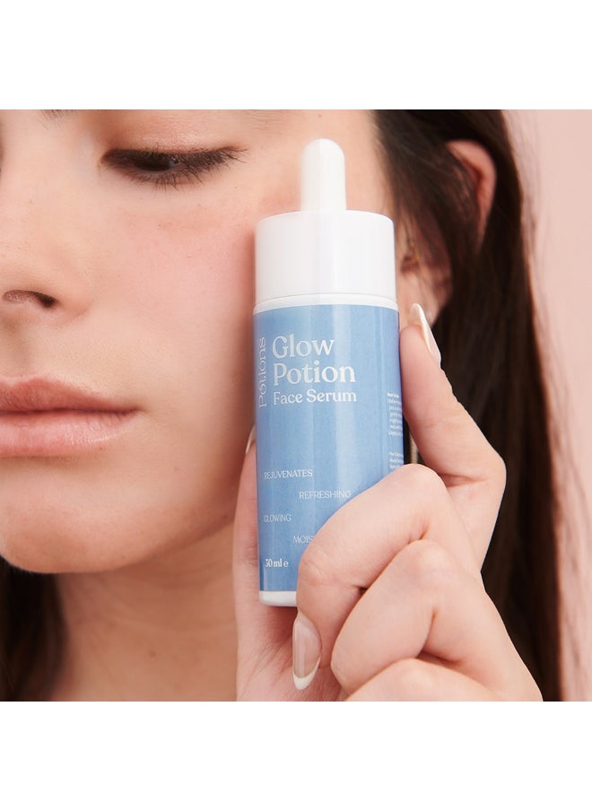 Potions - Glow Serum – Hyaluronic Acid, Centella Asiatica & Vitamin B5 – Soothing, Plumping – 30ml - Image 1