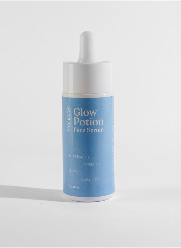 Potions - Glow Serum – Hyaluronic Acid, Centella Asiatica & Vitamin B5 – Soothing, Plumping – 30ml - Image 1