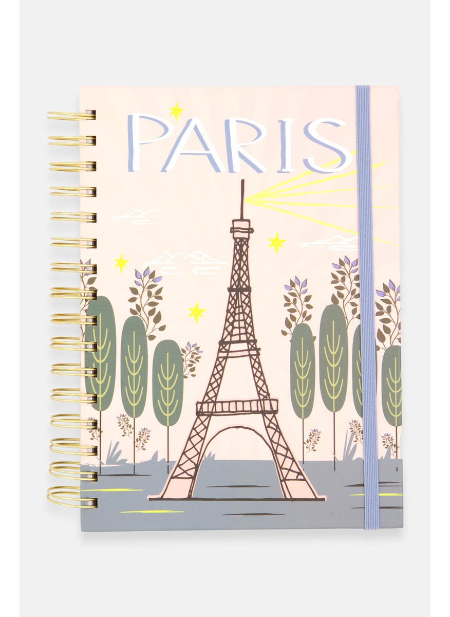 Paperbuzz Paris Chunky Journal Lined Notebook , Pink Combo  - Image 1