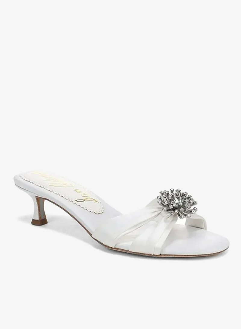 Cindie Kitten Heel Mule