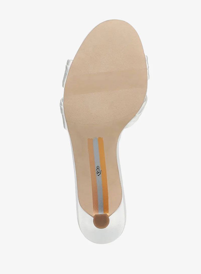 Sam Edelman WHITE Cindie Kitten Heel Mule for Women | Best Price UAE