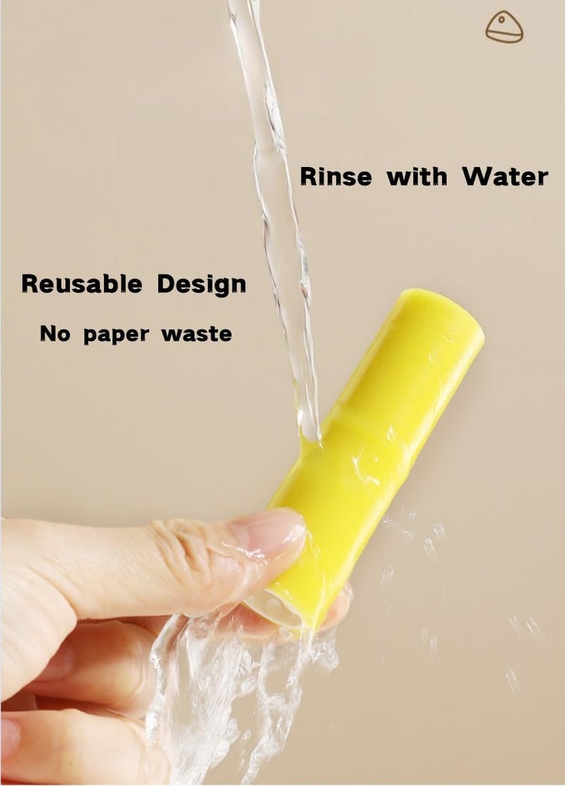 Aputue Reusable Lint Remover, 2Pcs Washable Fabric Shaver with Ergonomic Handle, Efficient Lint Remover for Clothes, Sofa, Curtains and Pet Hair Removal - Image 5