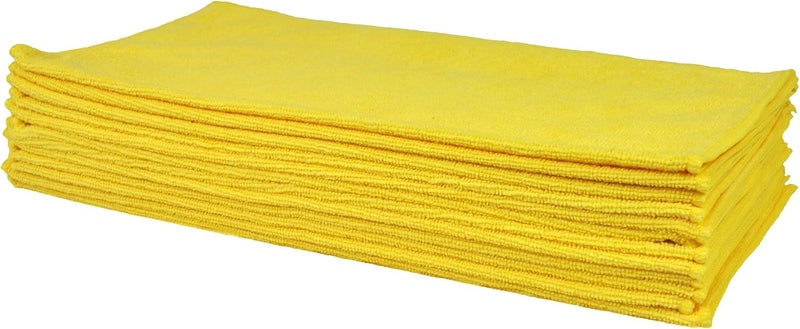Eurow Utility Terry Weave 16 x 16in 240 GSM Microfiber Cleaning Towels 12-Pack - Image 4