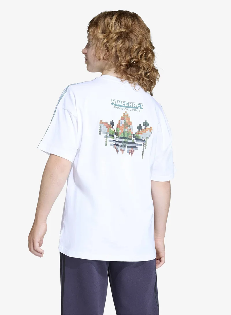 adidas Originals Youth Minecraft Loose Batwing T-Shirt