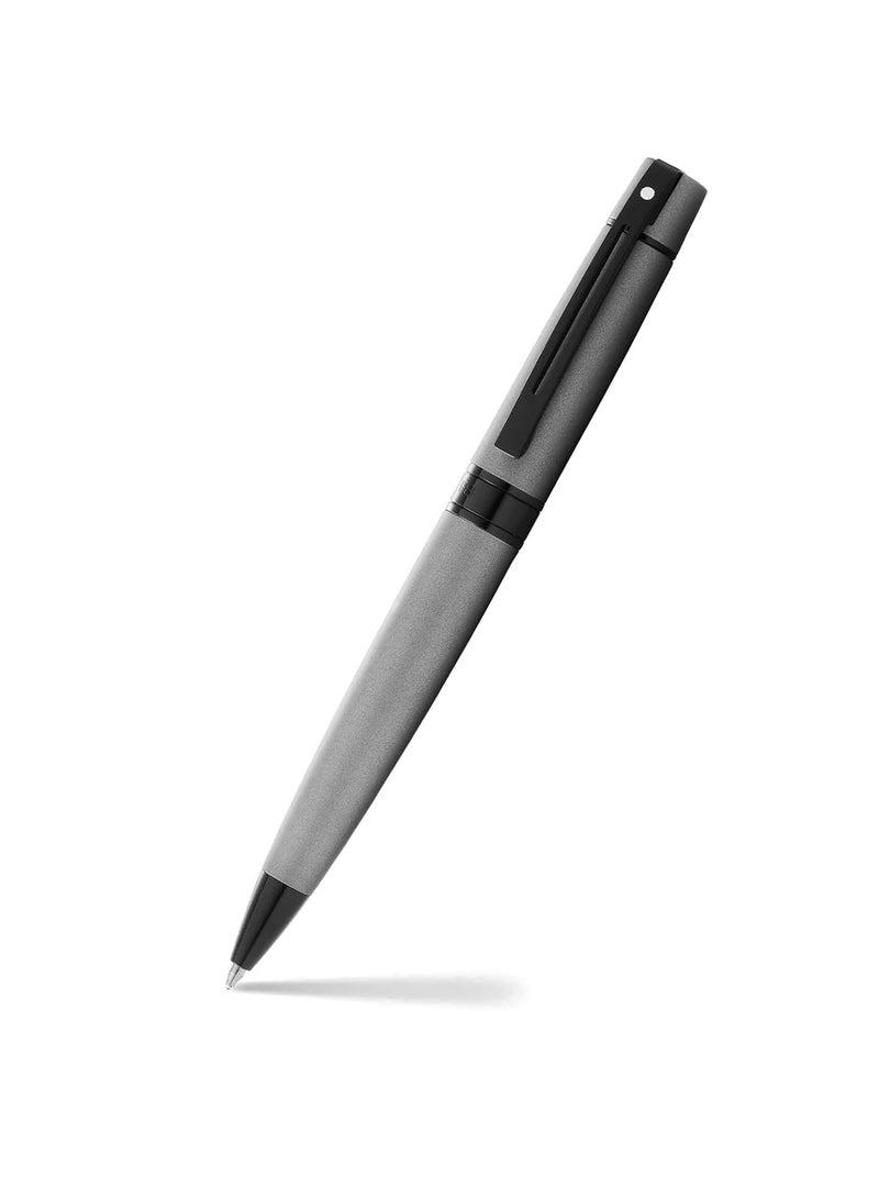 Sheaffer® 300 Matte Gray with Polished Black Trims Ballpoint Pen - Image 1