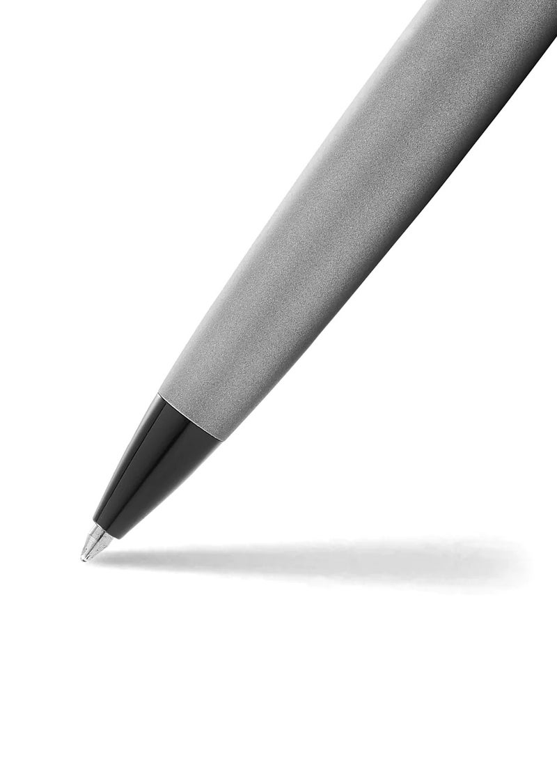 Sheaffer® 300 Matte Gray with Polished Black Trims Ballpoint Pen - Image 3