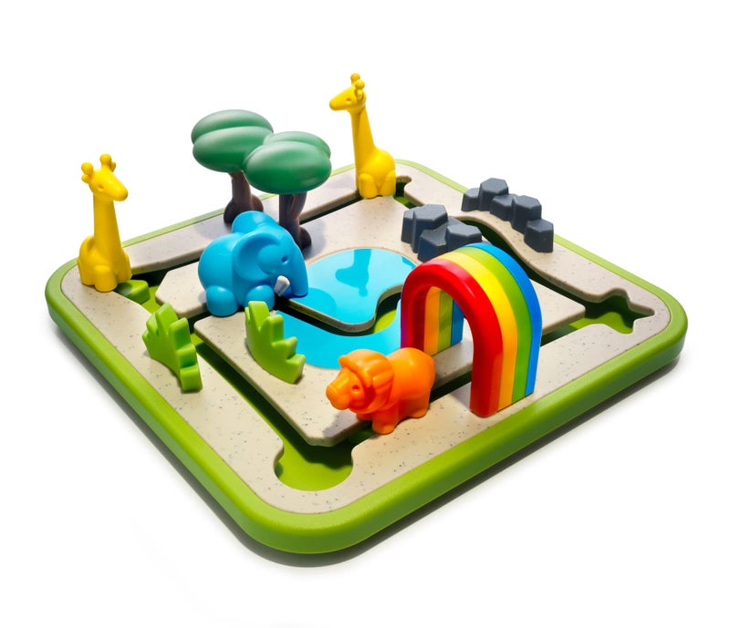 SmartGames Safari Park Jr. â€“ Preschool Logic & Matching Puzzle Game with 60 Challenges for Ages 3+ - Image 4