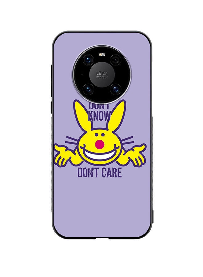 VR CREATIVE Protective Case Cover For Huawei Mate 40 Dont Know Dont Care Design Multicolour - Image 1