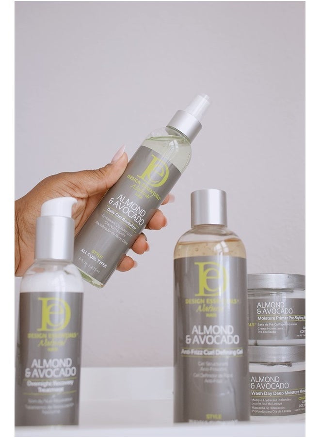 Design Essentials Natural Almond & Avocado Daily Curl Revitalizer, 8 Ounce,Pack of 1  - Image 2