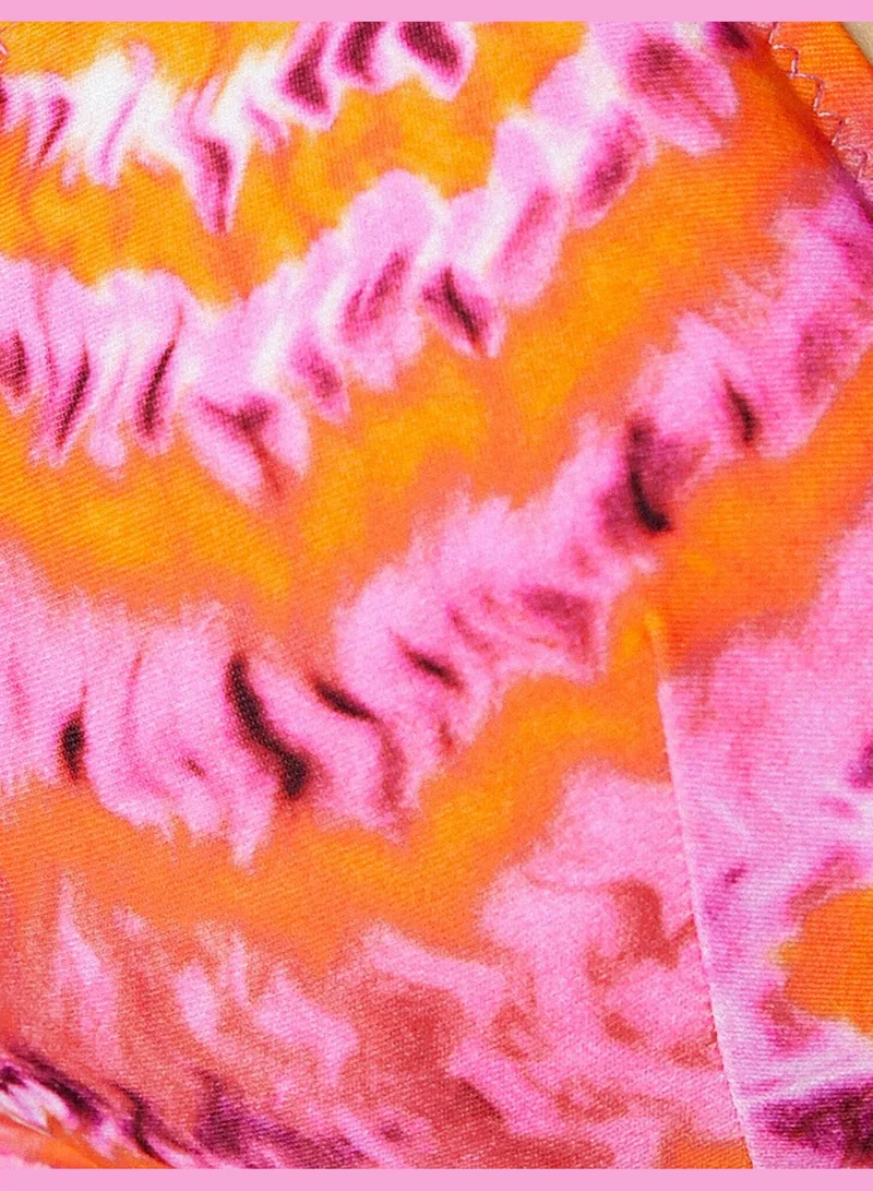 كوتون Batik Patterned Bikini Top