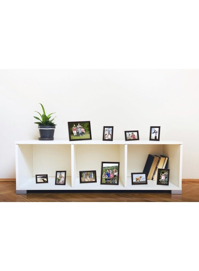 Mcs 10Pc Multi Pack Picture Frame Value Set - Two 8X10 Inch, Four 5X7 Inch, Four 4X6 In, Mahogany (65705) - Image 5
