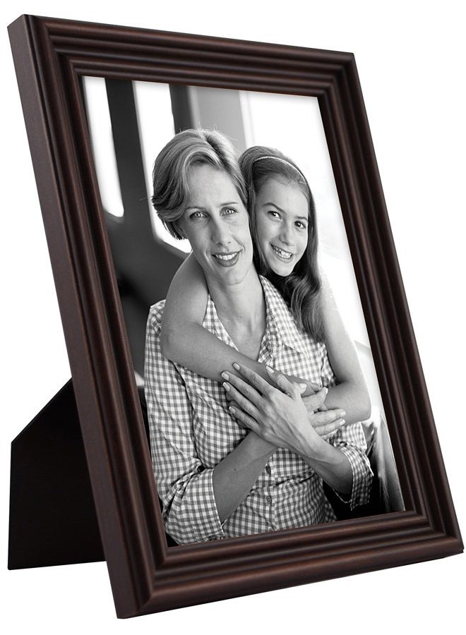 Mcs 10Pc Multi Pack Picture Frame Value Set - Two 8X10 Inch, Four 5X7 Inch, Four 4X6 In, Mahogany (65705) - Image 2