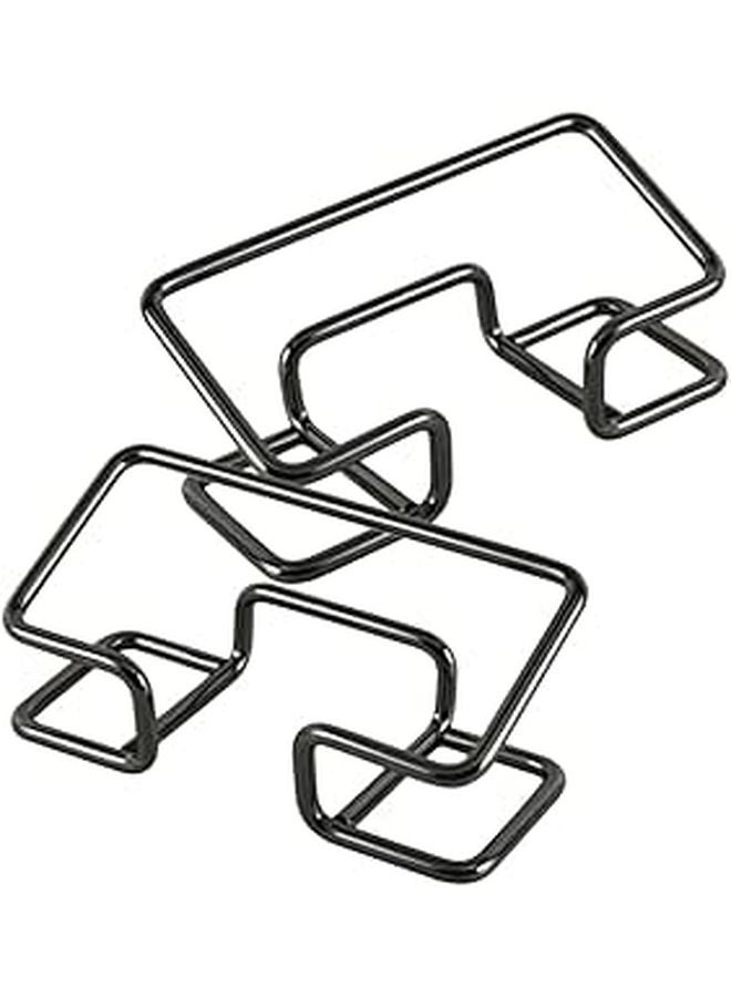 حامل بطاقة عمل معدني مجموعة من 2 منظم مكتبي لحس المكتب - Image 1