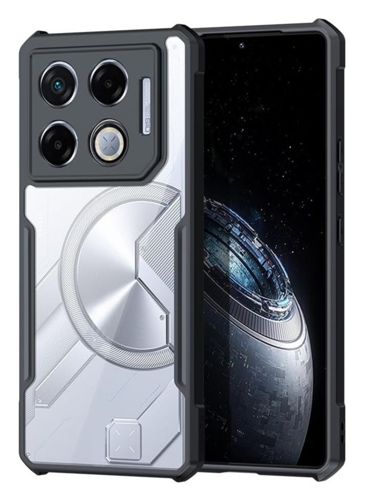 General Transparent case compatible with Infinix GT 20 Pro, TPU+PC transparent case with thickened airbags on all corners, anti-yellowing, anti-shock and anti-drop case  - Image 5
