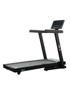 أكسوكس جهاز مشي Axox Fitness Run 3 - محرك 3 حصان، سعة 150 كجم، سرعة 20 كيلو في الساعة، 15 مستوى منحدر، شاشة LED، متتبع دهون الجسم، تصميم قابل للطي مع قطرة ناعمة و6 وسائد مرنة للتمرينات المنزلية المريحة  - Image 1