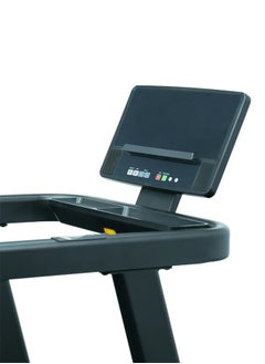 أكسوكس جهاز مشي Axox Fitness Run 3 - محرك 3 حصان، سعة 150 كجم، سرعة 20 كيلو في الساعة، 15 مستوى منحدر، شاشة LED، متتبع دهون الجسم، تصميم قابل للطي مع قطرة ناعمة و6 وسائد مرنة للتمرينات المنزلية المريحة  - Image 5