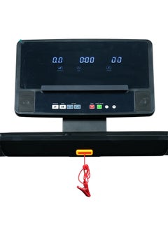 أكسوكس جهاز مشي Axox Fitness Run 3 - محرك 3 حصان، سعة 150 كجم، سرعة 20 كيلو في الساعة، 15 مستوى منحدر، شاشة LED، متتبع دهون الجسم، تصميم قابل للطي مع قطرة ناعمة و6 وسائد مرنة للتمرينات المنزلية المريحة  - Image 4