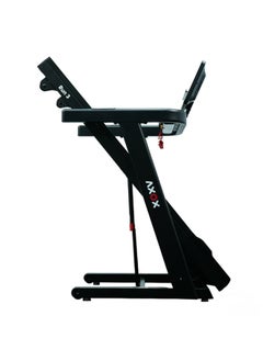 أكسوكس جهاز مشي Axox Fitness Run 3 - محرك 3 حصان، سعة 150 كجم، سرعة 20 كيلو في الساعة، 15 مستوى منحدر، شاشة LED، متتبع دهون الجسم، تصميم قابل للطي مع قطرة ناعمة و6 وسائد مرنة للتمرينات المنزلية المريحة  - Image 3