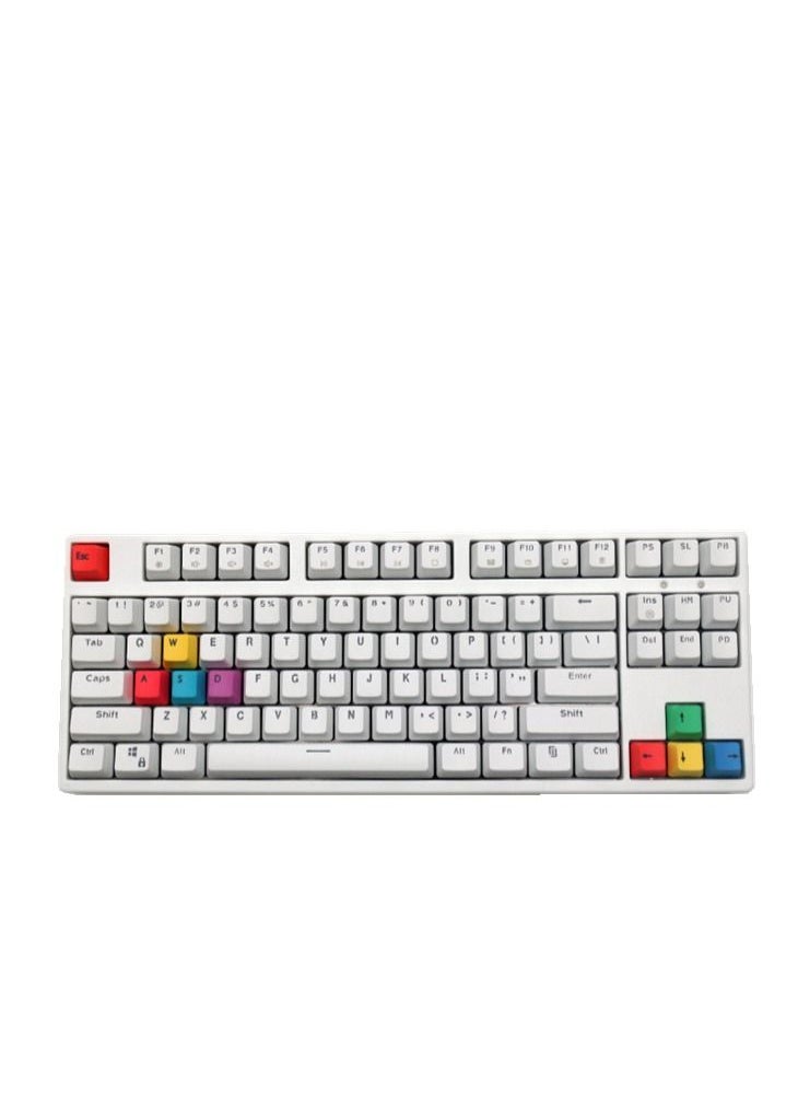 WASD Directional Key Thermal Sublimation Key Cap Color Supplement RGBY Personality Color Matching PBT Mechanical Keyboard Keycap