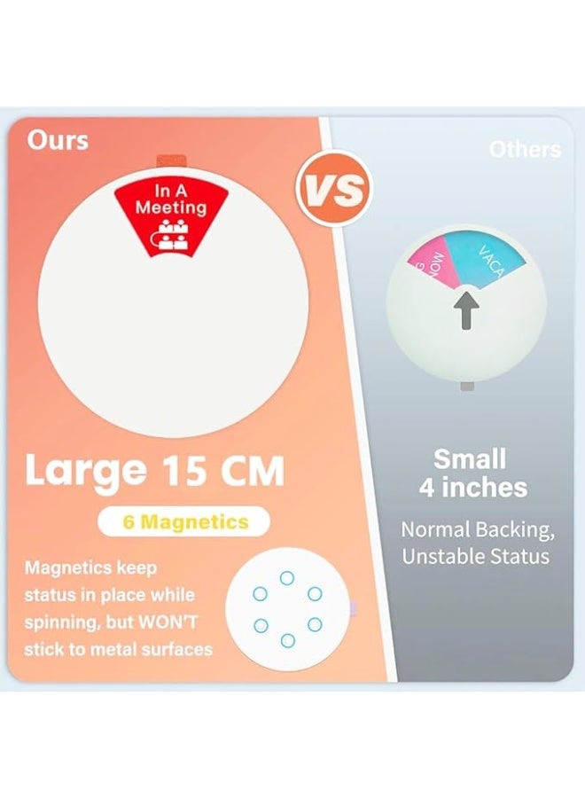 Office Privacy Sign Do Not Disturb Please Knock Out of Office In A Meeting Back Soon Working Remotely for Conference Room Any Room That Needs Privacy Black - Image 3