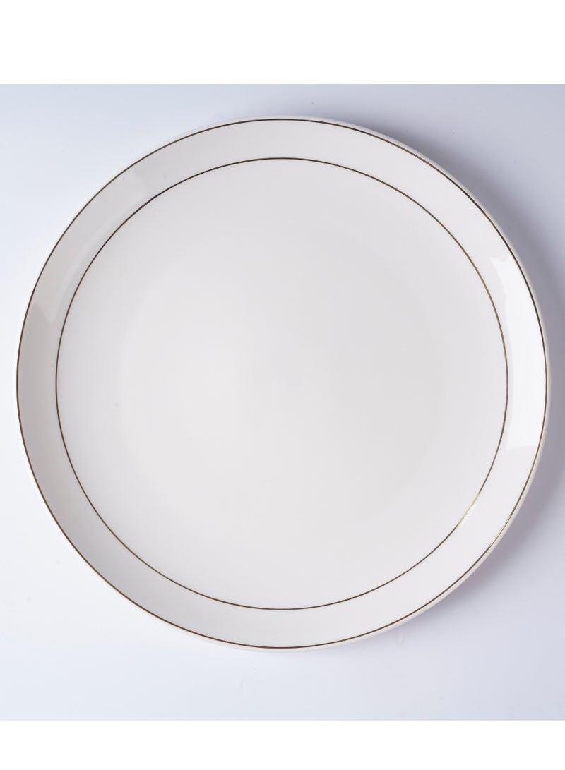 Classy-Bright Porcelain 6-Piece Dinner Plate Set – Elegant & Durable Dinnerware Set for Stylish Dining